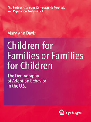 cover image of Children for Families or Families for Children